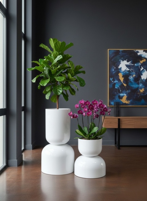 Donica z włókna szklanego KIELICH MAŁY