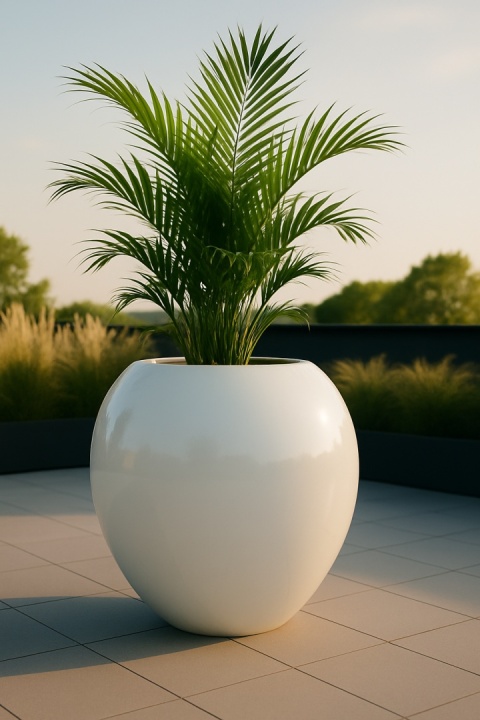 Donica z włókna szklanego KULA GIGA lakierowana