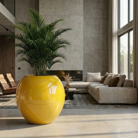 Donica z włókna szklanego KULA GIGA lakierowana