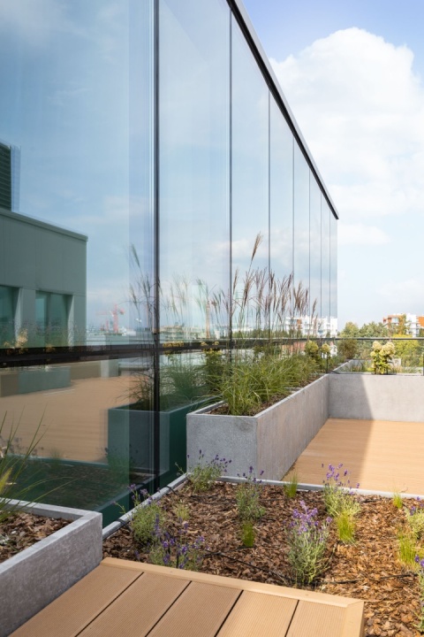 Donica z włókna szklanego PROSTOKĄT lakierowana. Rozmiary od 40cm do 250cm