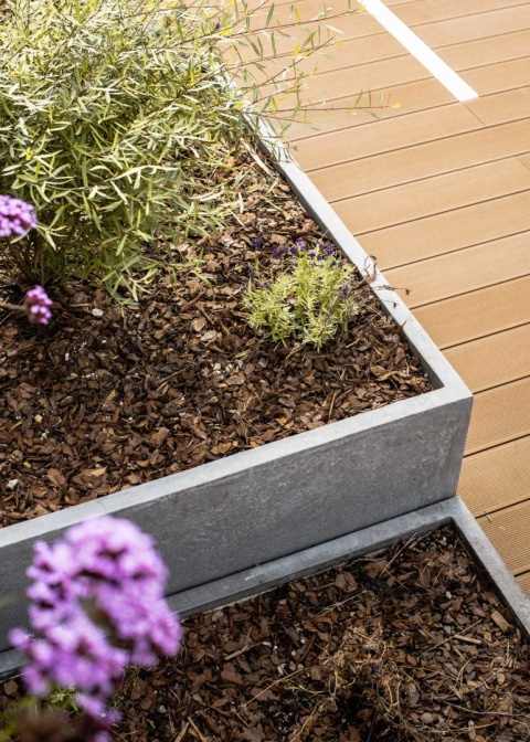 Donica z włókna szklanego PROSTOKĄT lakierowana. Rozmiary od 40cm do 250cm