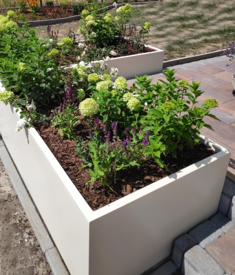 Donica z włókna szklanego PROSTOKĄT lakierowana. Rozmiary od 40cm do 250cm