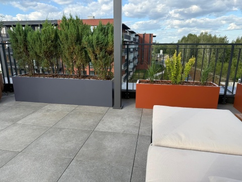 Donica z włókna szklanego PROSTOKĄT lakierowana. Rozmiary od 40cm do 250cm