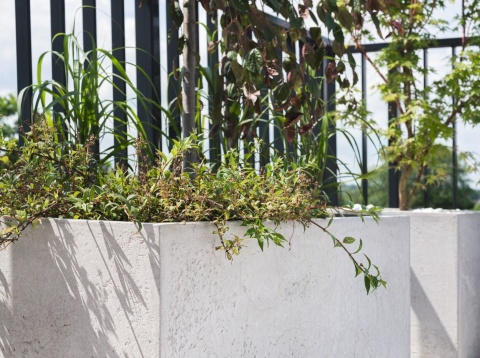 Donica z włókna szklanego KWADRAT lakierowana. Rozmiary od 40cm do 200cm