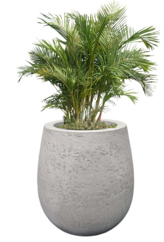 Donica z włókna szklanego LZA w imitacji betonu lub cortenu