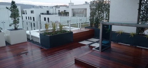 Donica z włókna szklanego PROSTOKĄT lakierowana. Rozmiary od 40cm do 250cm