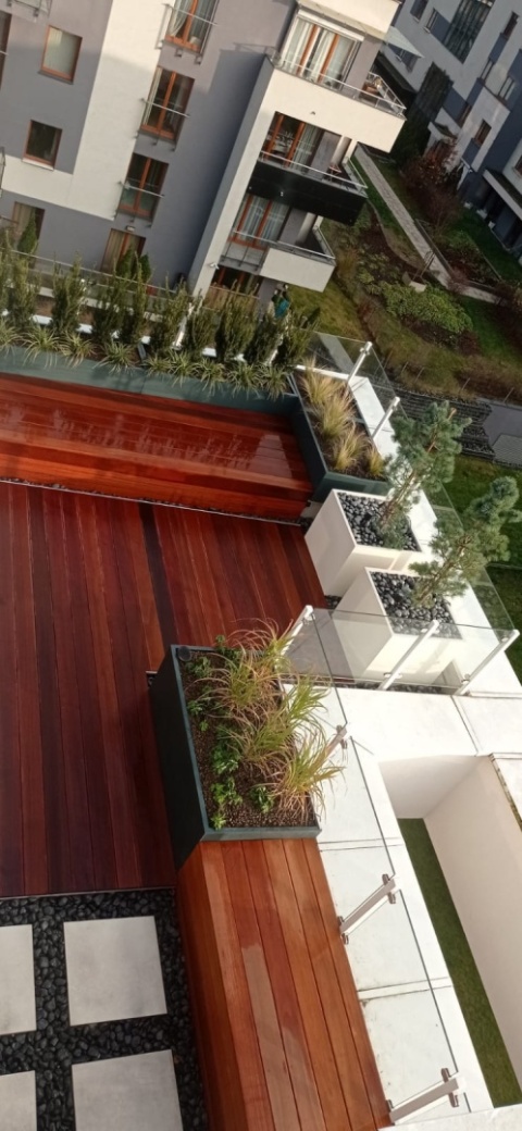 Donica z włókna szklanego PROSTOKĄT lakierowana. Rozmiary od 40cm do 250cm