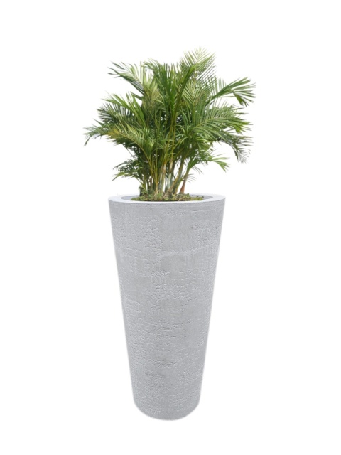 Donica z włókna szklanego STOŻEK imitacja betonu lub cortenu