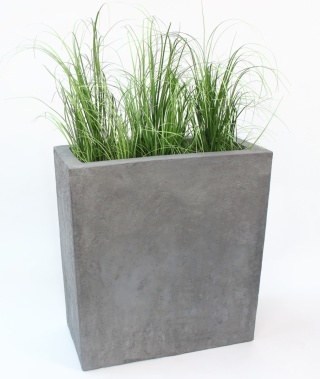 Donica z włókna szklanego ŚCIANKA imitacja betonu lub cortenu