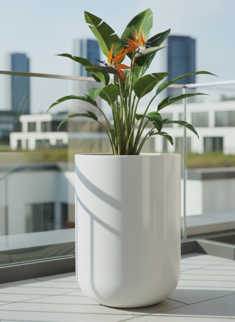 Donica z włókna szklanego FILAR lakierowana